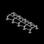 Опорная конструкция для установки оборудования TECHNORAPTOR STEELFOOT 1200х4000 тип 2 | KM-TR-STF-SSEI-1200-4000-2 | КМ - профиль