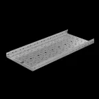                  Лоток перф. 50х400х1,0 L6000 мм "Быстрый монтаж ПЛЮС" HD | LPplus50-400-1.0-6000 HD | КМ - профиль
               