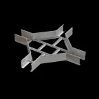                  Х-разветвитель лестничный 150х400х1,2 мм N | LXD150-400-1.2 N | КМ - профиль
               