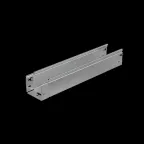 Лоток неперф. 80х100х1,5 L6000 мм "Быстрый монтаж ПЛЮС" | LNplus80-100-1.5-6000 | КМ - профиль