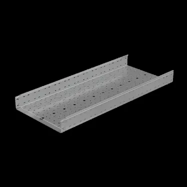 Лоток перф. 100х500х1,0 L6000 мм "Быстрый монтаж ПЛЮС" | LPplus100-500-1.0-6000 | КМ - профиль