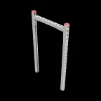                  Опорная конструкция для гор. прямоуг. воздуховодов  TECHNORAPTOR 500х1000 HD | KM-TR-SSHRAD-500-1000 HD | КМ - профиль
               