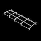                  Опорная конструкция для установки оборудования TECHNORAPTOR 1500х5000 HD | KM-TR-SSEI-1500-5000 HD | КМ - профиль
               