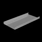 Лоток неперф. 80х600х1,0 L6000 мм "Быстрый монтаж ПЛЮС" | LNplus80-600-1.0-6000 | КМ - профиль