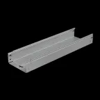 Лоток неперф. 80х200х1,5 L6000 мм "Быстрый монтаж ПЛЮС" | LNplus80-200-1.5-6000 | КМ - профиль