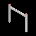                  Опорная конструкция для гор. прямоуг. воздуховодов  TECHNORAPTOR 500х500 | KM-TR-SSHRAD-500-500 | КМ - профиль
               