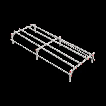 Опорная конструкция для установки оборудования TECHNORAPTOR 1200х3000 тип 2 | KM-TR-SSEI-1200-3000-2 | КМ - профиль