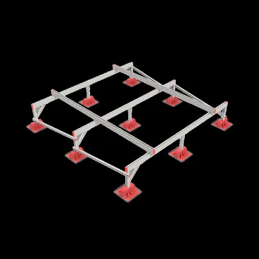 Опорная конструкция для установки оборудования TECHNORAPTOR LIGHTFOOT 2500х2500 | KM-TR-LTF-SSEI-2500-2500 | КМ - профиль