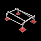 Опорная конструкция для установки оборудования TECHNORAPTOR LIGHTFOOT 1000х1500 | KM-TR-LTF-SSEI-1000-1500 | КМ - профиль