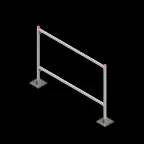 Опорная конструкция для гор. прямоуг. воздуховодов  TECHNORAPTOR STEELFOOT 2000х1500 | KM-TR-STF-SSHRAD-2000-1500 | КМ - профиль