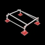 Опорная конструкция для установки оборудования TECHNORAPTOR LIGHTFOOT 1200х1700 | KM-TR-LTF-SSEI-1200-1700 | КМ - профиль