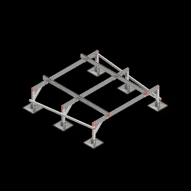 Опорная конструкция для установки оборудования TECHNORAPTOR STEELFOOT 1800х1800 | KM-TR-STF-SSEI-1800-1800 | КМ - профиль