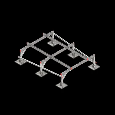 Опорная конструкция для установки оборудования TECHNORAPTOR STEELFOOT 1500х2000 тип 2 | KM-TR-STF-SSEI-1500-2000-2 | КМ - профиль