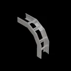 Угол лестничный вертикальный внешний 90 гр. 100х500х1,2 мм HD N | LVL90-100-500-1.2 HD N | КМ - профиль