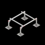 Опорная конструкция для установки оборудования TECHNORAPTOR STEELFOOT 1200х1000 | KM-TR-STF-SSEI-1200-1000 | КМ - профиль