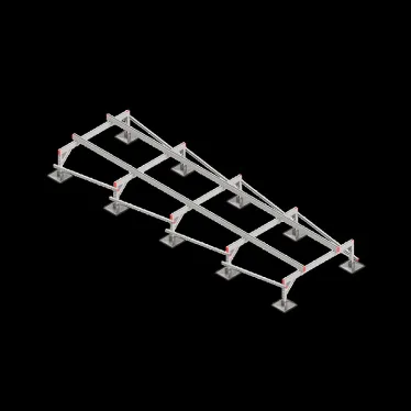 Опорная конструкция для установки оборудования TECHNORAPTOR STEELFOOT 1500х5000 | KM-TR-STF-SSEI-1500-5000 | КМ - профиль