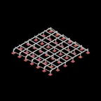 Опорная конструкция для установки оборудования TECHNORAPTOR FOOT 6000х6000 HD | KM-TR-F-SSEI-6000-6000 HD | КМ - профиль