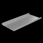 Лоток перф. 50х500х1,0 L6000 мм "Быстрый монтаж ПЛЮС" | LPplus50-500-1.0-6000 | КМ - профиль