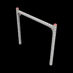                  Опорная конструкция для гор. прямоуг. воздуховодов  TECHNORAPTOR 1000х1000 HD | KM-TR-SSHRAD-1000-1000 HD | КМ - профиль
               