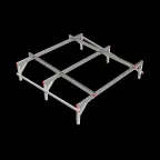 Опорная конструкция для установки оборудования TECHNORAPTOR 2000х2000 HD | KM-TR-SSEI-2000-2000 HD | КМ - профиль