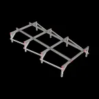 Опорная конструкция для установки оборудования TECHNORAPTOR 1500х3000 тип 2 HD | KM-TR-SSEI-1500-3000-2 HD | КМ - профиль