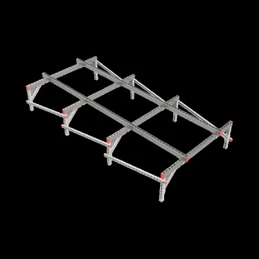 Опорная конструкция для установки оборудования TECHNORAPTOR 1500х3000 тип 2 HD | KM-TR-SSEI-1500-3000-2 HD | КМ - профиль