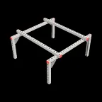 Опорная конструкция для установки оборудования TECHNORAPTOR 1000х1000 HD | KM-TR-SSEI-1000-1000 HD | КМ - профиль