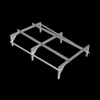                  Опорная конструкция для установки оборудования TECHNORAPTOR 1500х2500 | KM-TR-SSEI-1500-2500 | КМ - профиль
               