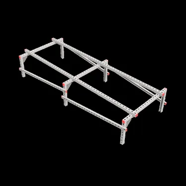 Опорная конструкция для установки оборудования TECHNORAPTOR 1000х2500 | KM-TR-SSEI-1000-2500 | КМ - профиль