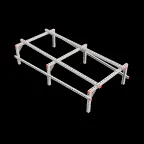 Опорная конструкция для установки оборудования TECHNORAPTOR 1000х2000 тип 2 | KM-TR-SSEI-1000-2000-2 | КМ - профиль