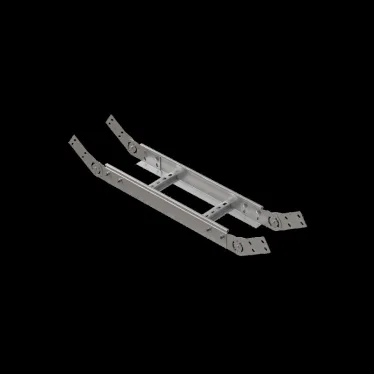 Вертикальный шарнирный угол 80х400х1,5 мм N | LSHL80-400-1.5 N | КМ - профиль