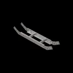 Вертикальный шарнирный угол 80х150х1,2 мм N | LSHL80-150-1.2 N | КМ - профиль