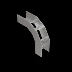                  Угол лестничный вертикальный внешний 90 гр. 150х400х1,5 мм N | LVL90-150-400-1.5 N | КМ - профиль
               