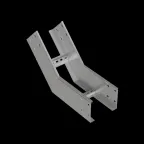 Угол лестничный вертикальный внутренний 45 гр. 150х700х1,5 мм N | LNL45-150-700-1.5 N | КМ - профиль