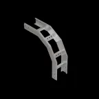                  Угол лестничный вертикальный внешний 90 гр. 80х600х1,5 мм N | LVL90-80-600-1.5 N | КМ - профиль
               