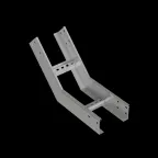                  Угол лестничный вертикальный внутренний 45 гр. 100х500х1,5 мм N | LNL45-100-500-1.5 N | КМ - профиль
               