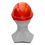 Каска защитная из ударопрочной пластмассы, модель Европа (К-01), оранжевая