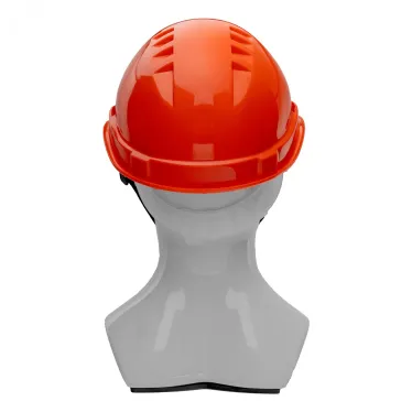 Каска защитная из ударопрочной пластмассы, модель Европа (К-01), оранжевая