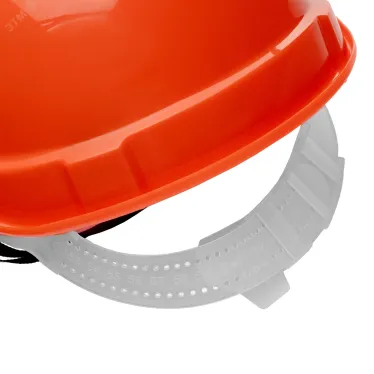 Каска защитная из ударопрочной пластмассы, модель Европа (К-01), оранжевая