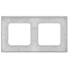 FLITE Рамка 2-местная РУ-2-К-ФлА алюминий | FI-M22-32-20-K47 | IEK