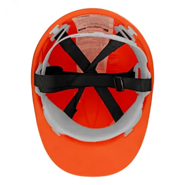 Каска защитная из ударопрочной пластмассы, модель Европа (К-01), оранжевая