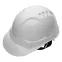 Каска защитная из ударопрочной пластмассы, модель Европа (К-01), белая
