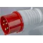 Вилка NCA-SR025-32-380 переносная 32А 3P+N+PE IP44