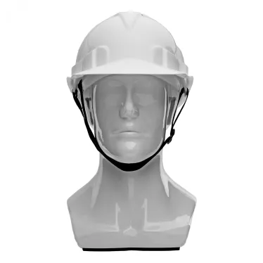 Каска защитная из ударопрочной пластмассы, модель Европа (К-01), белая