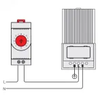 Обогреватель в алюминиевом корпусе с вентилятором 750 Вт, 115 В AC