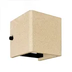 Светильник LGD-PERAN-WALL-S120x120-6W Warm3000 Light ivory, 0-80 deg, 230V, IP65, бетон, 3 года
