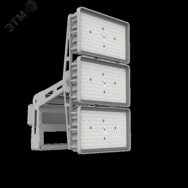 Прожектор светодиодный Ultrix 1280 Вт 60град 5700 К RAL7045 серый муар DMX-RDM