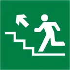 Пиктограмма 150х150 Лестница вверх налево