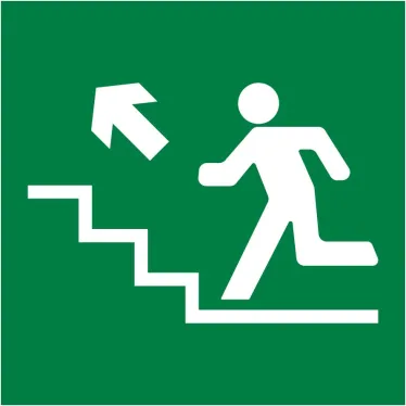 Пиктограмма 150х150 Лестница вверх налево