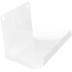 Крышка торцевая Line LED сталь окрашена белой порошковой краской, на линию 2 шт